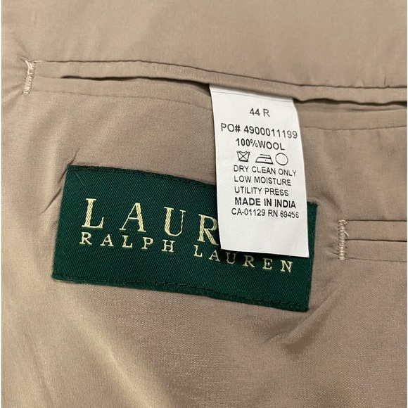 Ralph Lauren, Size 44R, Houndstooth browns pattern,100% Wool, Blazer/Coat/Jacket - Picture 9 of 11